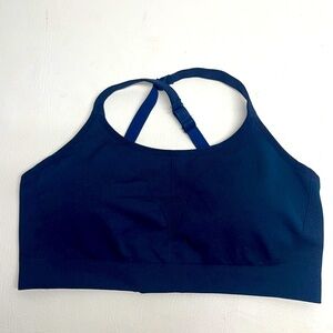SOMA SPORTS SEAMLESS BALLET BACK SIZE XXL NAVY BLUE